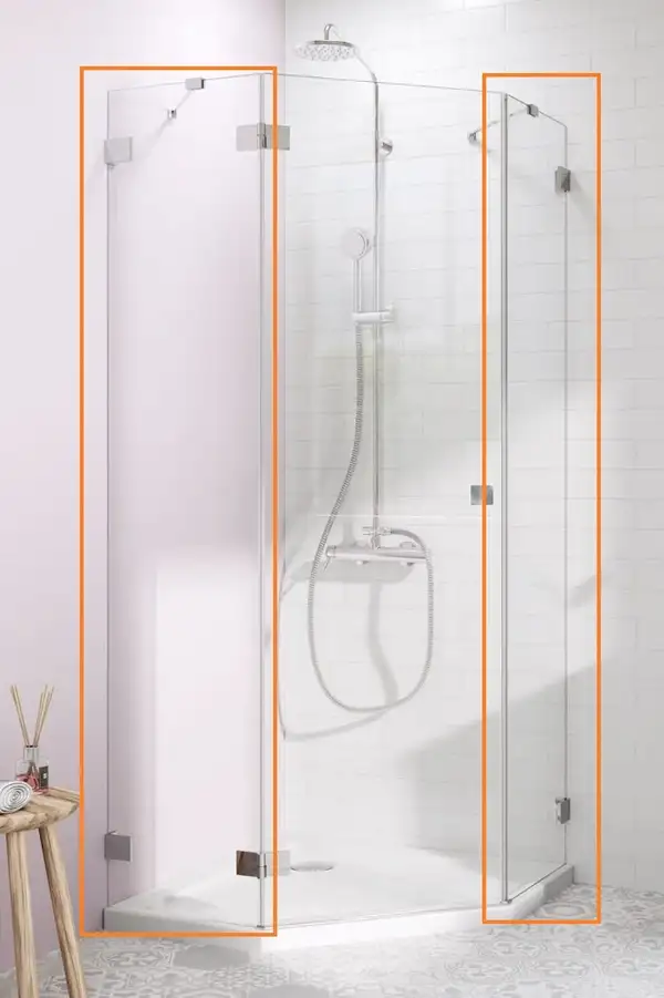 Комплект бокових стінок Essenza Pro PTJ 80 Z x 100 S, RADAWAY (10100500-01-01) Комплект бокових стінок Essenza Pro PTJ 80 Z x 100 S, RADAWAY (10100500-01-01)