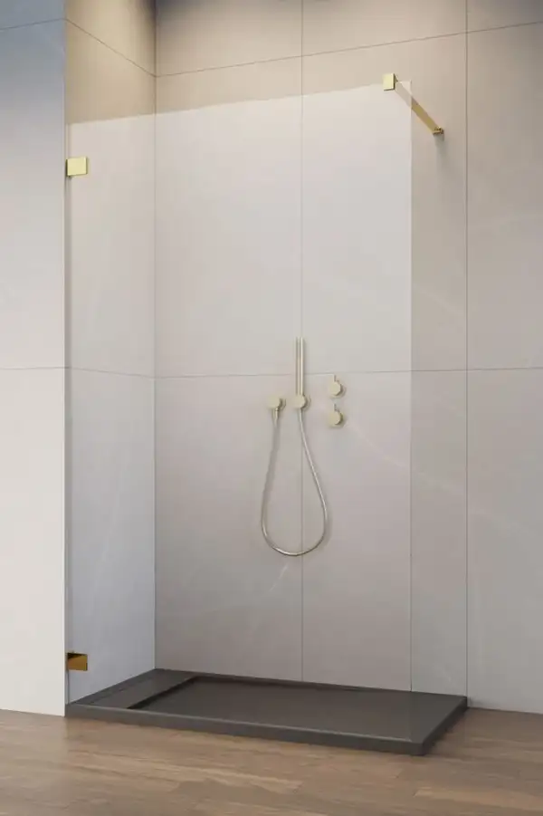 Душова стінка Essenza Pro 8 Gold Walk-in 105, RADAWAY (1012105-09-01)