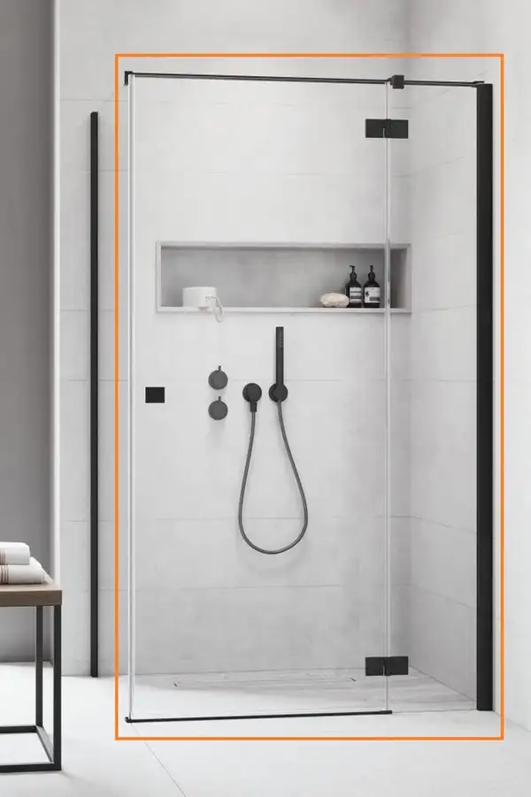 Душові двері Essenza New Black KDJ 80 праві, RADAWAY (385043-54-01R) Душові двері Essenza New Black KDJ 80 праві, RADAWAY (385043-54-01R)