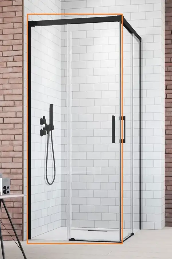 Radaway Idea Black KDD 90L Душова кабіна, чорна/прозора (387060-54-01L) Radaway Idea Black KDD 90L Душова кабіна, чорна/прозора (387060-54-01L)