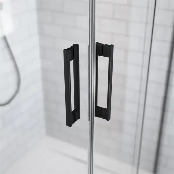 Душова кабіна прямокутна (половина) Idea Black KDD 110 права, RADAWAY (387063-54-01R)