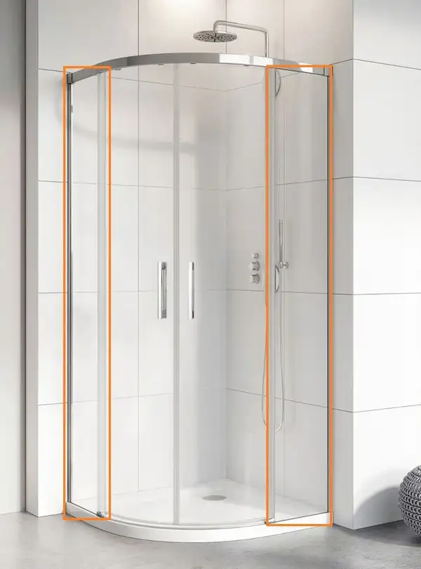 Radaway Idea PDD Комплект стенок, хром/прозрачное (387142-01-01) Radaway Idea PDD Комплект стенок, хром/прозрачное (387142-01-01)