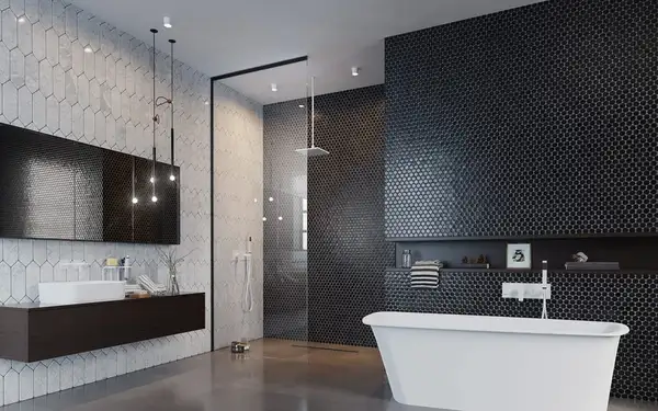 Душова стінка Modo X Black II 1001-1600x1500-2000 RADAWAY (389407-54-01)