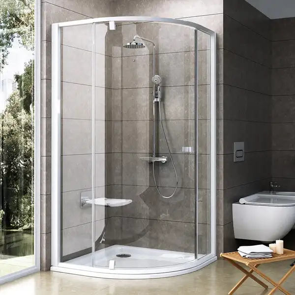 Душова кабіна напівкругла PIVOT PSKK3-90 Transparent, (37677101Z1) RAVAK Душова кабіна напівкругла PIVOT PSKK3-90 Transparent, (37677101Z1) RAVAK