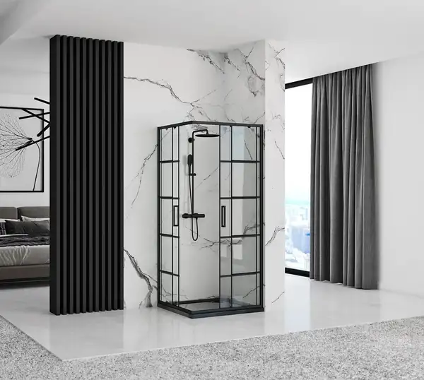 Душова Кабіна REA Concept Чорний 90x90 + Душовий Піддон Savoy Чорний KPL-K5478-K4803 (KPL-5478-4803) Душова Кабіна REA Concept Чорний 90x90 + Душовий Піддон Savoy Чорний KPL-K5478-K4803 (KPL-5478-4803)