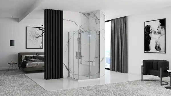 Душова Кабіна REA Molier Хром Double 100x100 KPL-6371-6371 Душова Кабіна REA Molier Хром Double 100x100 KPL-6371-6371