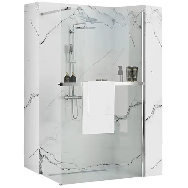 Душова Стінка REA Aero Хром 80 + EVO KPL-7552-08948 Душова Стінка REA Aero Хром 80 + EVO KPL-7552-08948