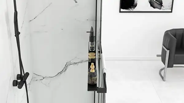 Душова Стінка REA Aero Чорний 80 + Evo KPL-7580-00652 Душова Стінка REA Aero Чорний 80 + Evo KPL-7580-00652