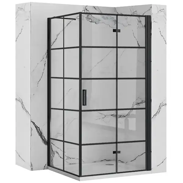 Душова Кабіна REA Molier Чорний 80x80 KPL-8537-8412 Душова Кабіна REA Molier Чорний 80x80 KPL-8537-8412