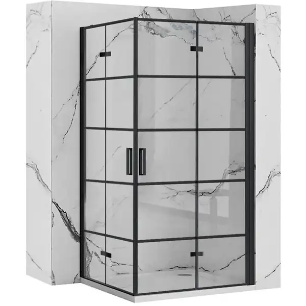 Душова Кабіна REA Molier Чорний Double 90x100 KPL-8538-6963 Душова Кабіна REA Molier Чорний Double 90x100 KPL-8538-6963