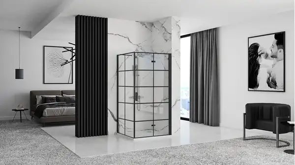 Душова Кабіна REA Molier Чорний 90x80 KPL-8538-8412 Душова Кабіна REA Molier Чорний 90x80 KPL-8538-8412