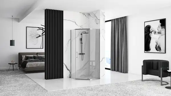 Душова Кабіна Rea Axin 80x80 + Душовий Піддон 80x80 KPL-K8778-8544 Душова Кабіна Rea Axin 80x80 + Душовий Піддон 80x80 KPL-K8778-8544