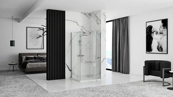 Душова Кабіна REA Easy Clean MADOX 80x100 Хром REA-K4512
