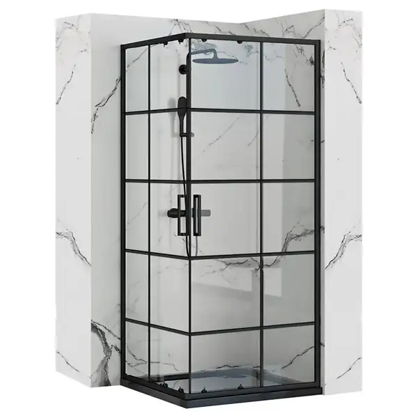 Душевая кабина REA CONCEPT BLACK 80х80 (REA-K5479) Душевая кабина REA CONCEPT BLACK 80х80 (REA-K5479)