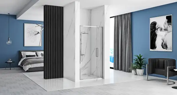 Душевая дверь REA RAPID SWING CHROME 100 (REA-K5607) Душевая дверь REA RAPID SWING CHROME 100 (REA-K5607)