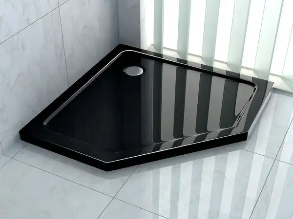 Душевая кабина REA DIAMOND BLACK MAT 90х90 (REA-K5622)