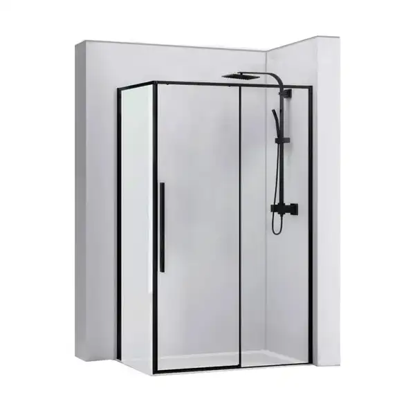 Душевая кабина REA SOLAR BLACK 80х100 (REA-K6310)