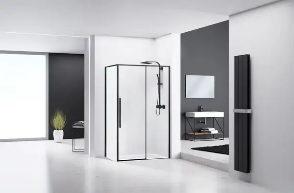 Душевая кабина REA SOLAR BLACK 80х100 (REA-K6310)