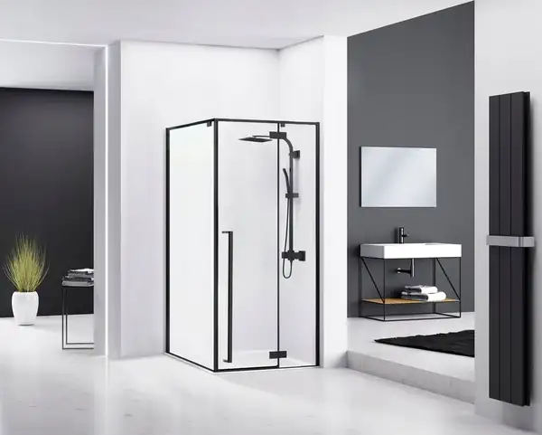 Душевая кабина REA FARGO BLACK 90х90 (REA-K6318)