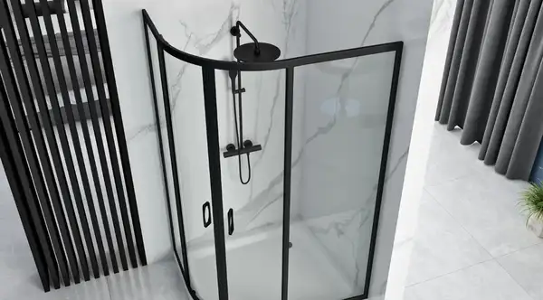Душевая кабина REA LOOK BLACK 80х100 (REA-K7900)