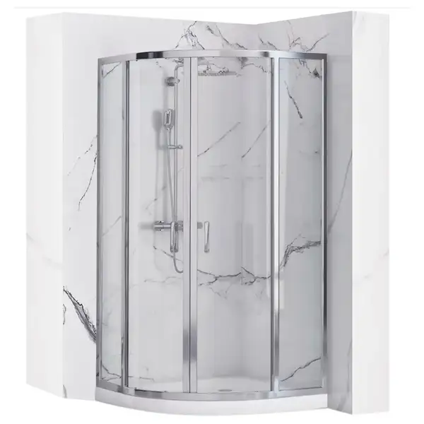 Rea Look Chrom Душова кабіна 90х90, хром (REA-K7905) Rea Look Chrom Душова кабіна 90х90, хром (REA-K7905)