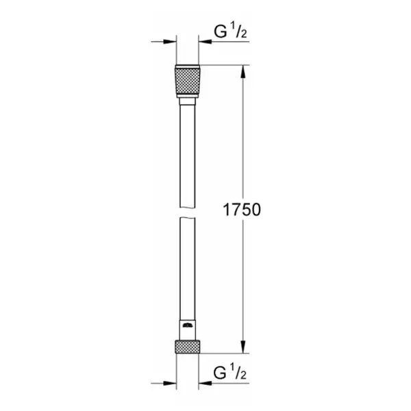 Душовий шланг Grohe Silverflex, графіт матовий (28388AL0) Душовий шланг Grohe Silverflex, графіт матовий (28388AL0)