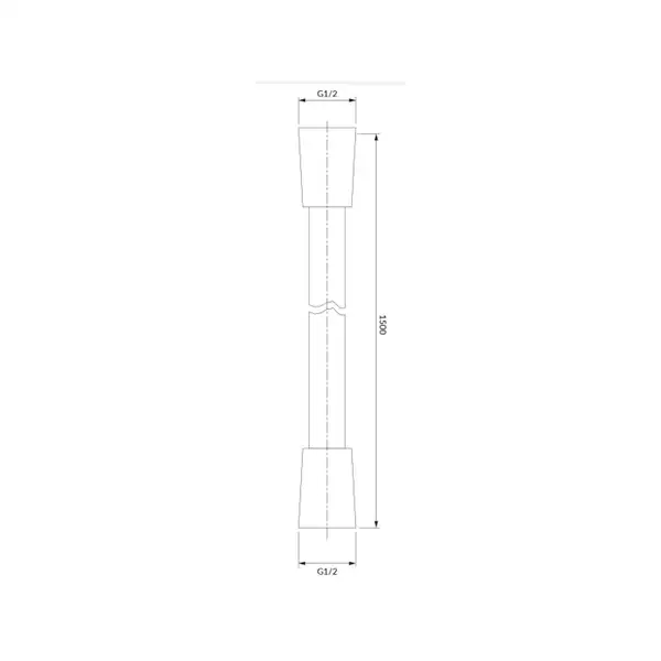 душовий шланг Omnires chrome 150 cm (062CR) душовий шланг Omnires chrome 150 cm (062CR)