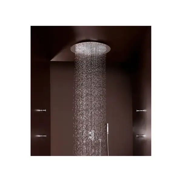 Комплект верхнього душа зі змішувачем і ручної лійкою Bossini Dream oval 570x420 мм, хром (Y384600 PLUS) Комплект верхнього душа зі змішувачем і ручної лійкою Bossini Dream oval 570x420 мм, хром (Y384600 PLUS)
