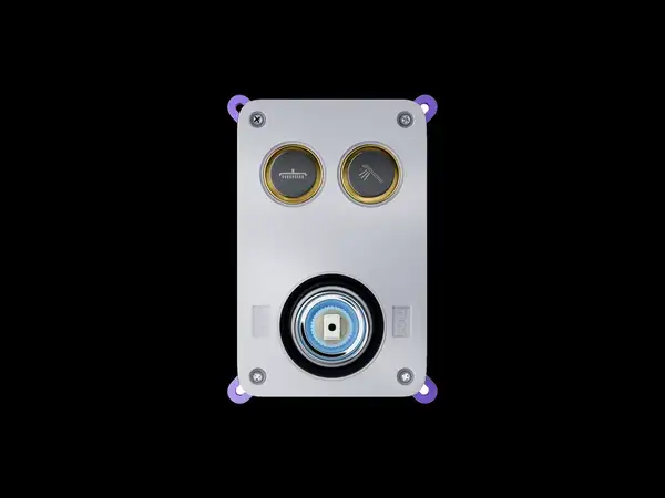 Душовий гарнітур прихованого монтажу Corsan CMZ068CH CHROM + BOX хром (647007)