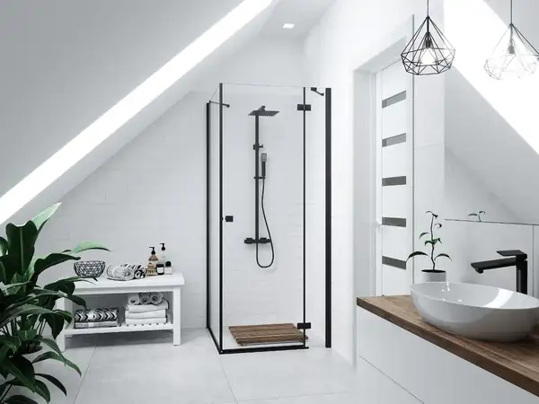Душовий гарнітур Corsan ANGO BLACK MATT з термостатом (CMN019) Душовий гарнітур Corsan ANGO BLACK MATT з термостатом (CMN019)