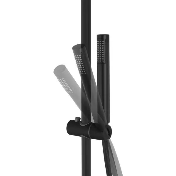 Душовий гарнітур Corsan LUGO BLACK MATT (CMN022) Душовий гарнітур Corsan LUGO BLACK MATT (CMN022)