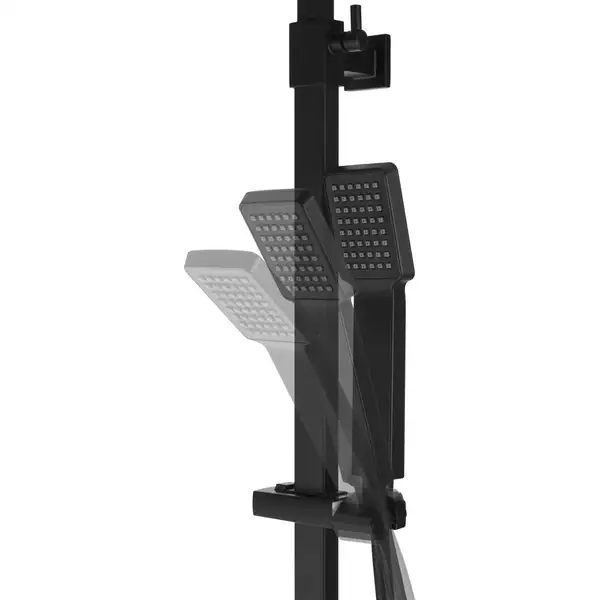 Душовий гарнітур Corsan ANGO BLACK MATT (CMN024)