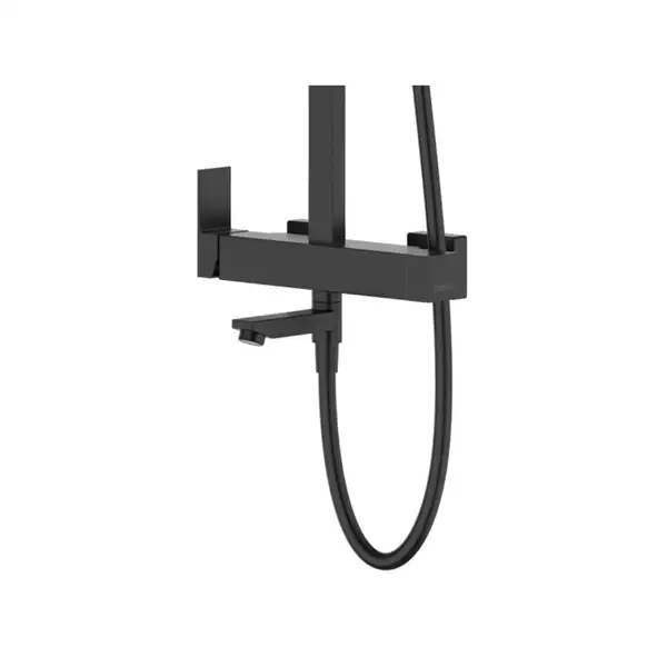 Душевой гарнитур Corsan ANGO BLACK MATT с изливом (CMN02MBLW) Душевой гарнитур Corsan ANGO BLACK MATT с изливом (CMN02MBLW)