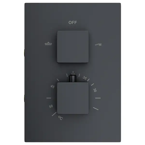 Душевая система с термостатом CORSAN ADOUR BLACK + BOX скрытого монтажа (Z01TBL) Душевая система с термостатом CORSAN ADOUR BLACK + BOX скрытого монтажа (Z01TBL)