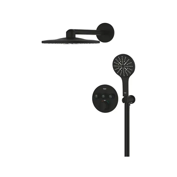 Grohe Cubeo Tempesta 250 Душ, черный матовый (1053362430) Grohe Cubeo Tempesta 250 Душ, черный матовый (1053362430)