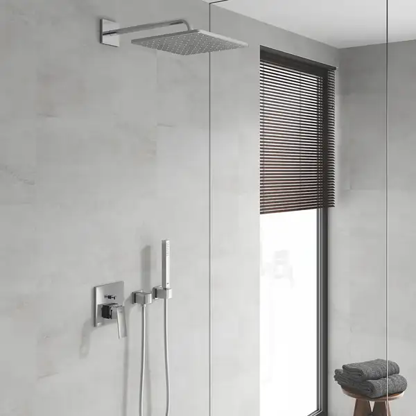 Grohe Eurocube Душевая система скрытого монтажа, хром (25238000) Grohe Eurocube Душевая система скрытого монтажа, хром (25238000)