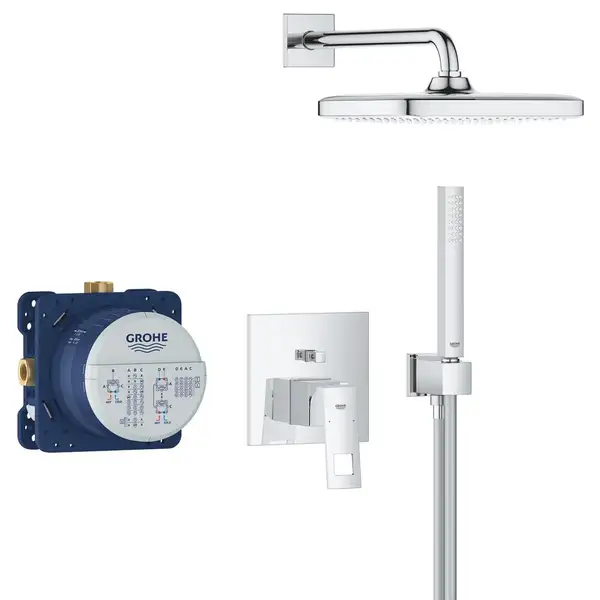 Grohe Eurocube Tempesta 250 Cube, Скрытая душевая система (25289000)