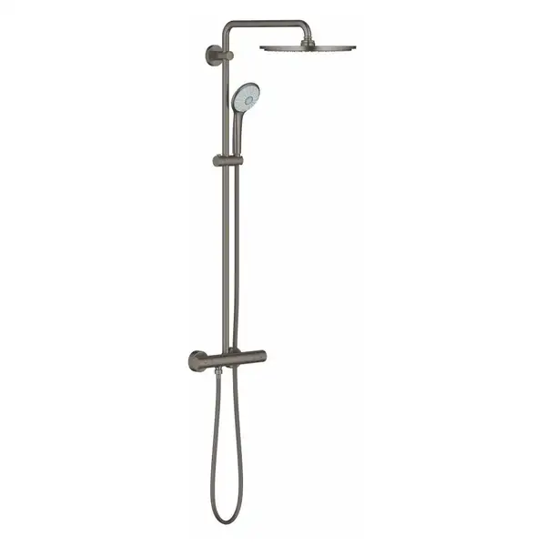Душевая система Grohe Euphoria System 310 термостатом, (цена - темный графит матовый) (26075AL0) фото 1 Aquada.com.ua Душевая система Grohe Euphoria System 310 термостатом, (цена - темный графит матовый) (26075AL0) фото 1 Aquada.com.ua