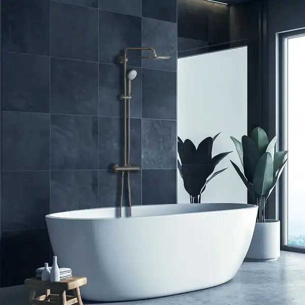 Душевая система Grohe Euphoria System 310 термостатом, (цена - темный графит матовый) (26075AL0) фото 2 Aquada.com.ua Душевая система Grohe Euphoria System 310 термостатом, (цена - темный графит матовый) (26075AL0) фото 2 Aquada.com.ua