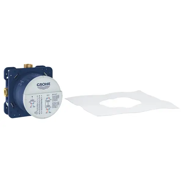 Душевая система скрытого монтажа с термостатом Grohe Grohtherm Cube c Tempesta Cube 250 (цвет - хром) (26415SC0) Душевая система скрытого монтажа с термостатом Grohe Grohtherm Cube c Tempesta Cube 250 (цвет - хром) (26415SC0)