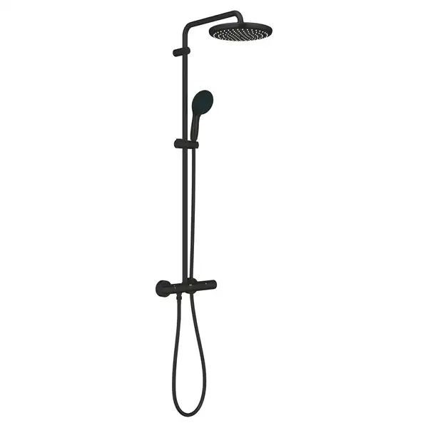 Grohe Tempesta System 250 Душевая система, черный матовый (266702431) Grohe Tempesta System 250 Душевая система, черный матовый (266702431)