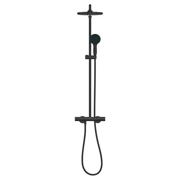 Grohe Tempesta System 250 Душевая система, черный матовый (266702431) Grohe Tempesta System 250 Душевая система, черный матовый (266702431)