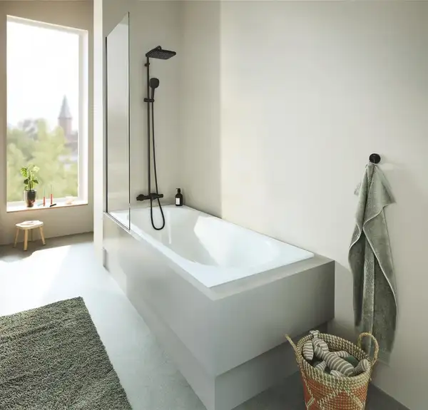 Grohe Tempesta System 250 Cube Душевая система для ванны, черный матовый (266912431) Grohe Tempesta System 250 Cube Душевая система для ванны, черный матовый (266912431)