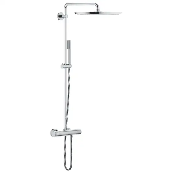 Душова система з термостатом для настінного монтажу GROHE Rainshower System 400 (27174001) Душова система з термостатом для настінного монтажу GROHE Rainshower System 400 (27174001)