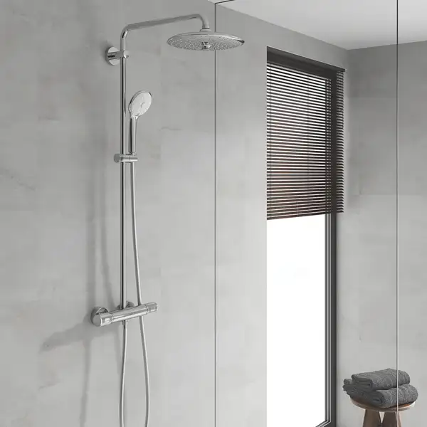 Душевая система Grohe Euphoria System с термостатом, хром (27296003) Душевая система Grohe Euphoria System с термостатом, хром (27296003)
