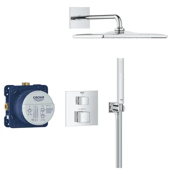 Grohe Grohtherm Cube Душ. система скрыт. монтажа, хром (34868000) Grohe Grohtherm Cube Душ. система скрыт. монтажа, хром (34868000)