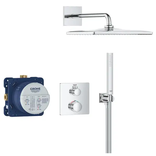 Grohe Grohtherm Душевая система, хром (34870000) Grohe Grohtherm Душевая система, хром (34870000)