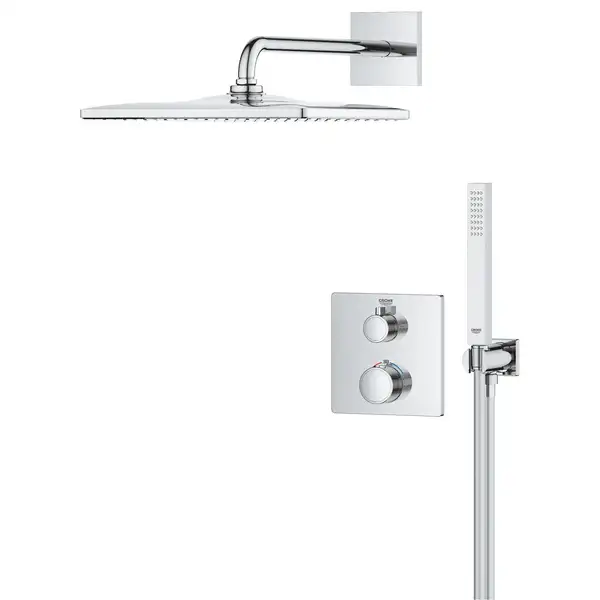 Grohe Grohtherm Душевая система, хром (34870000) Grohe Grohtherm Душевая система, хром (34870000)