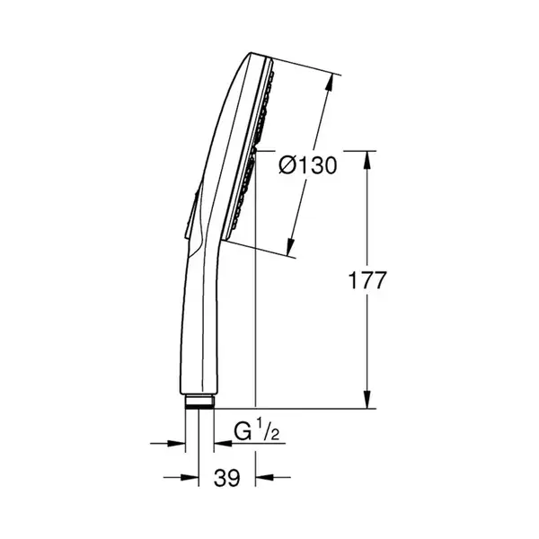 Душова система прихованого монтажу Grohe Grohtherm SmartControl (колір - холодний світанок)  SET-29119GL0