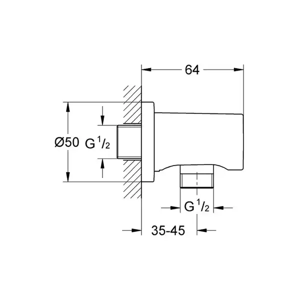 Душова система прихованого монтажу Grohe Grohtherm SmartControl (колір - холодний світанок)  SET-29119GL0